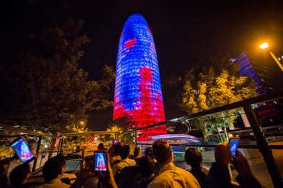 Barcelona Night Tour Bus